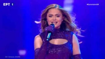eurovision-2021:-magepse-i-stefania-me-tin-entyposiaki-tis-emfanisi